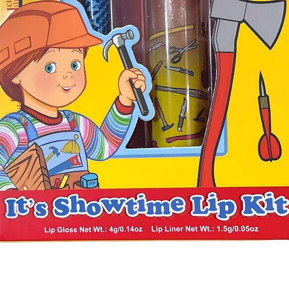 Glamlite x Chucky Horror Movie Lip Kit New in Box Limited Edition Gloss & Liner - Picture 5 of 10